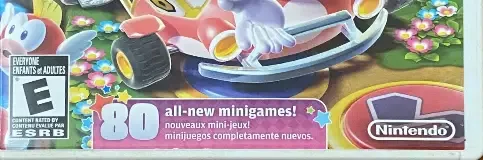 Mario Party 9, the ESRB box on its front
