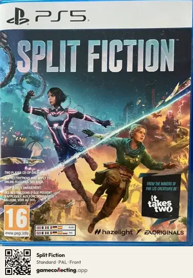 Split Fiction PlayStation 5, PAL box front