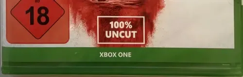 Gears 5, the USK square on its front