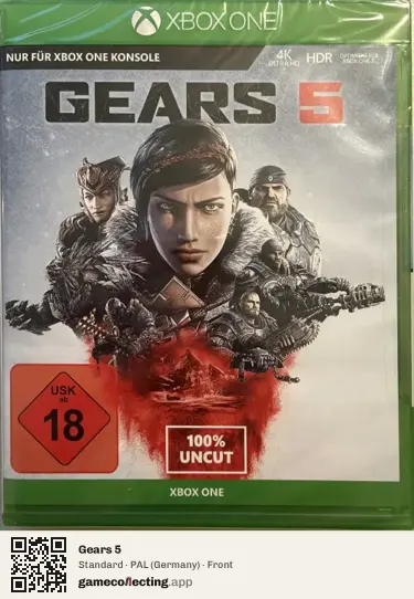 Gears 5 Xbox One, Germany box front