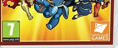 Shovel Knight: Treasure Trove, the PEGI square on its front