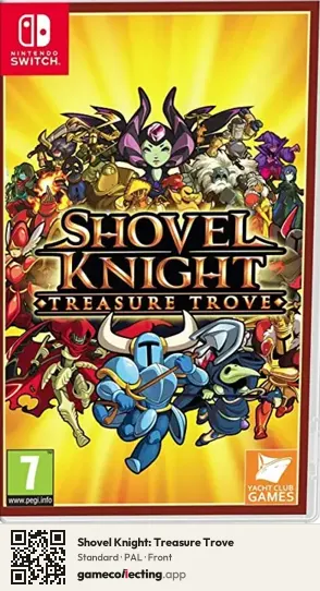 Shovel Knight: Treasure Trove Nintendo Switch, PAL box front