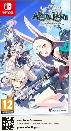 Azur Lane: Crosswave Nintendo Switch, PAL box front