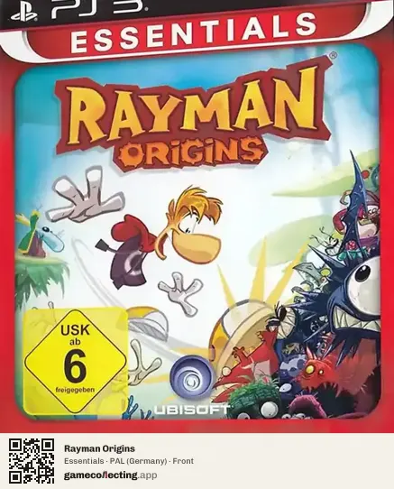 Rayman Origins PlayStation 3, Germany box front