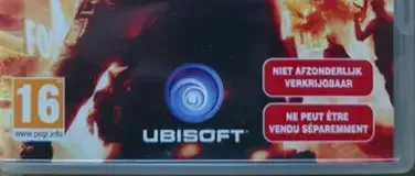 Tom Clancy's Rainbow Six: Vegas, the PEGI square on its front
