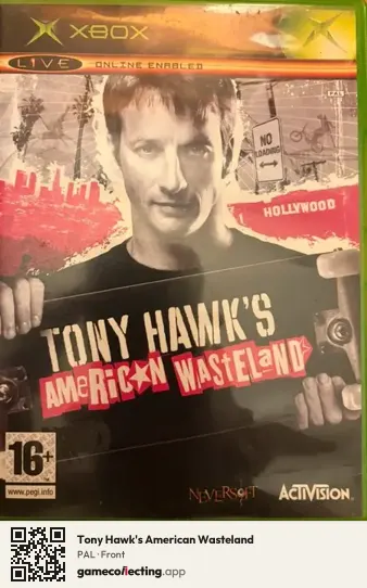 Tony Hawk's American Wasteland Xbox, PAL box front