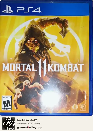 Mortal Kombat 11 PlayStation 4, NTSC box front