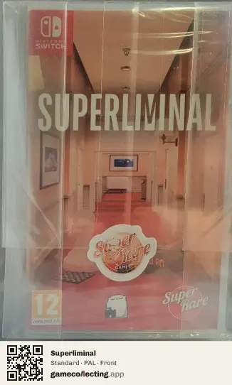 Superliminal Nintendo Switch, PAL box front