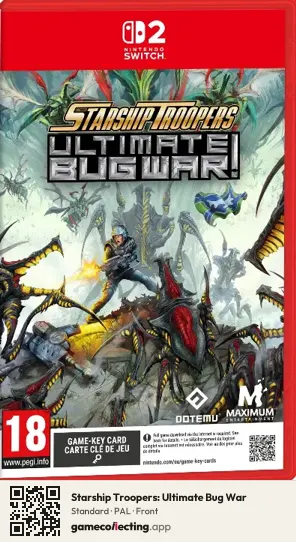 Starship Troopers: Ultimate Bug War Nintendo Switch 2, PAL box front
