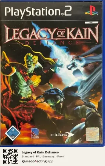 Legacy of Kain: Defiance PlayStation 2, Germany box front