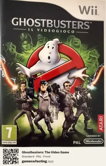 Ghostbusters: The Video Game Nintendo Wii, PAL box front