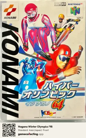 Nagano Winter Olympics '98 Nintendo 64, Asia box front