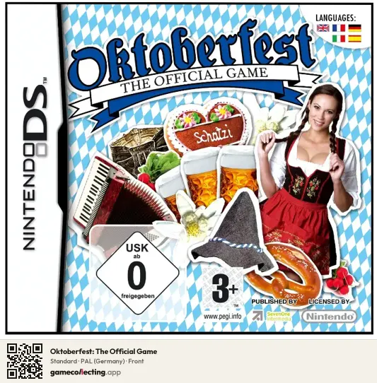 Oktoberfest: The Official Game Nintendo DS, Germany box front