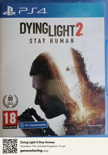 Dying Light 2 Stay Human PlayStation 4, United Kingdom box front