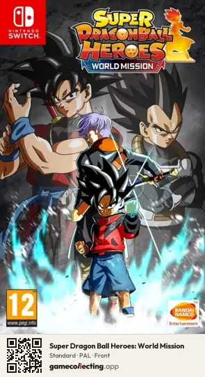 Super Dragon Ball Heroes: World Mission Nintendo Switch, PAL box front