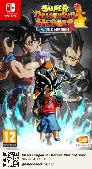 Super Dragon Ball Heroes: World Mission Nintendo Switch, PAL box front