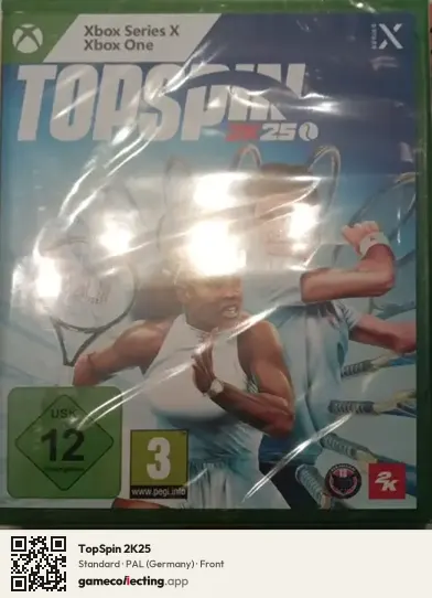 TopSpin 2K25 Xbox Series X, Germany box front