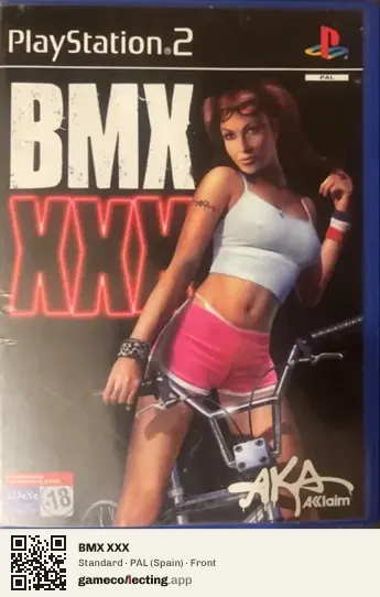 BMX XXX PlayStation 2, Spain box front