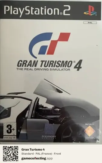 Gran Turismo 4 PlayStation 2, France box front