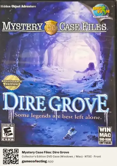 Mystery Case Files: Dire Grove Computer, NTSC box front