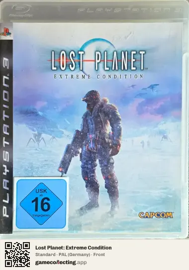 Lost Planet: Extreme Condition PlayStation 3, Germany box front