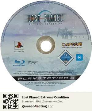 Lost Planet: Extreme Condition PlayStation 3, PAL disc