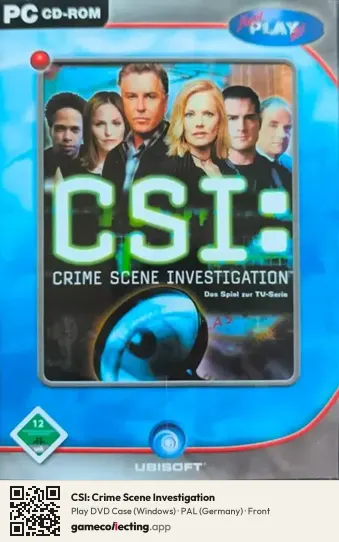 CSI: Crime Scene Investigation Computer, Germany box front