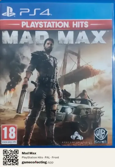 Mad Max PlayStation 4, PAL box front
