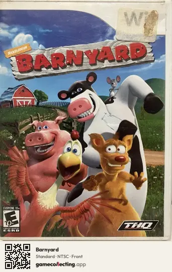 Barnyard Nintendo Wii, NTSC box front