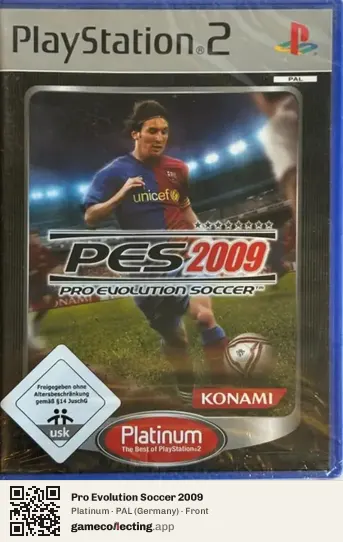 Pro Evolution Soccer 2009 PlayStation 2, Germany box front