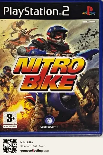 Nitrobike PlayStation 2, PAL box front