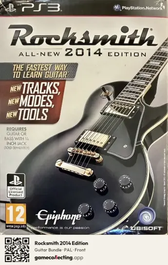 Rocksmith 2014 Edition PlayStation 3, PAL box front