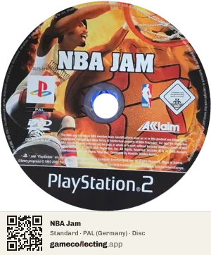 NBA Jam PlayStation 2, PAL disc