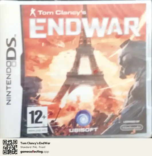 Tom Clancy's EndWar Nintendo DS, PAL box front