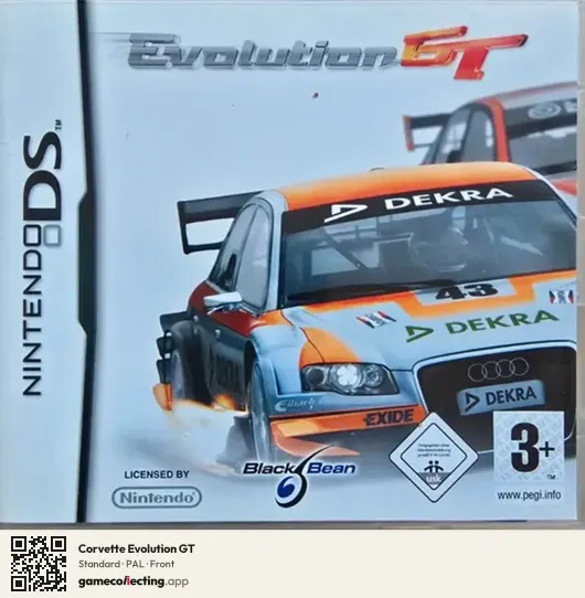 Corvette Evolution GT Nintendo DS, PAL box front