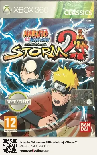 Naruto Shippuden: Ultimate Ninja Storm 2 Xbox 360, Italy box front