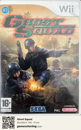 Ghost Squad Nintendo Wii, PAL box front