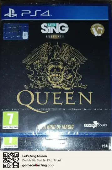 Let's Sing Queen PlayStation 4, PAL box front