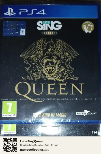 Let's Sing Queen PlayStation 4, PAL box front