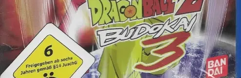 Dragon Ball Z: Budokai 3, the USK square on its front