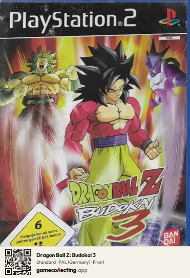 Dragon Ball Z: Budokai 3 PlayStation 2, Germany box front
