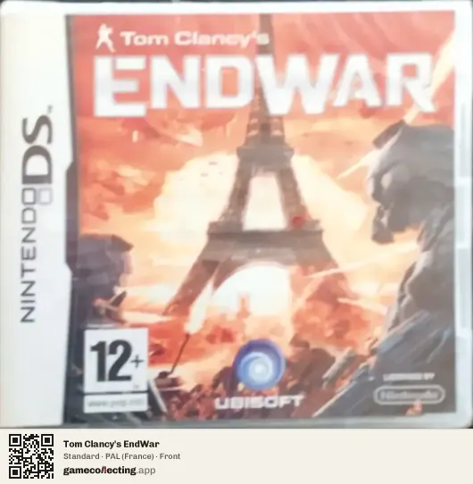 Tom Clancy's EndWar Nintendo DS, France box front