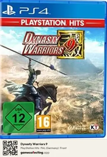 Dynasty Warriors 9 PlayStation 4, Germany box front