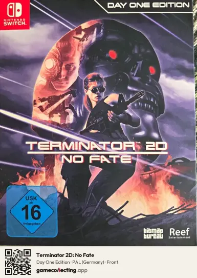 Terminator 2D: No Fate Nintendo Switch, Germany box front