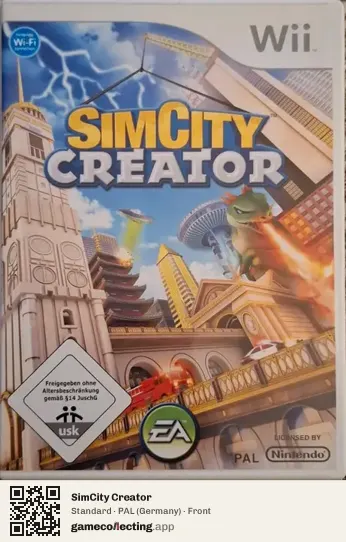 SimCity Creator Nintendo Wii, Germany box front
