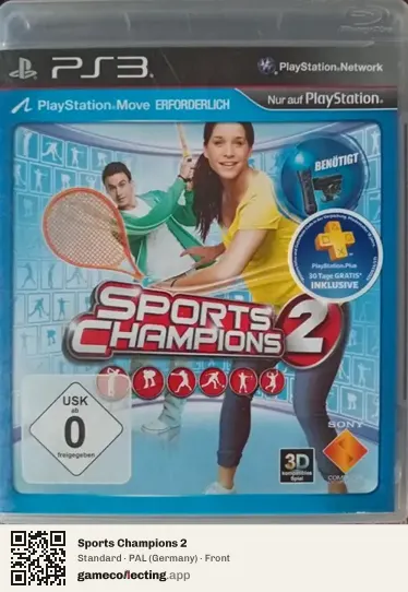 Sports Champions 2 PlayStation 3, Germany box front