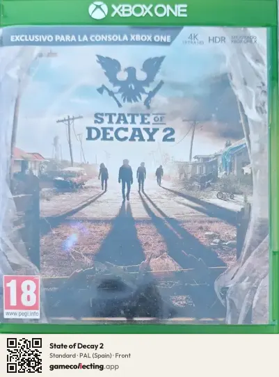 State of Decay 2 Xbox One, Spain box front
