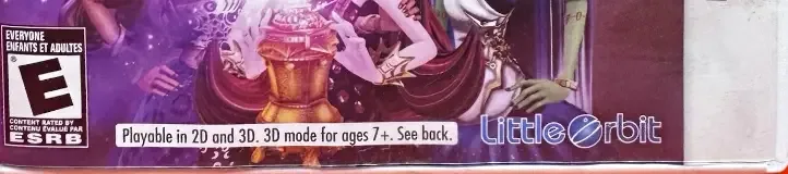 Monster High: 13 Wishes, the ESRB box on its front