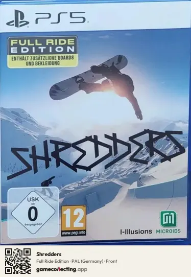 Shredders PlayStation 5, Germany box front