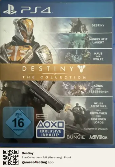 Destiny PlayStation 4, Germany box front